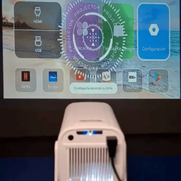 Sinematik Eğlence Mini Projektörü